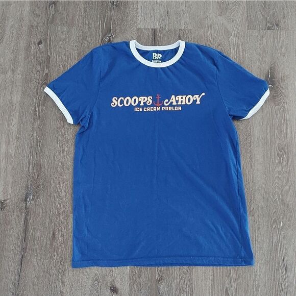 Scoops Ahoy Stranger Things Baskin Robbins Shirt M - Picture 1 of 7